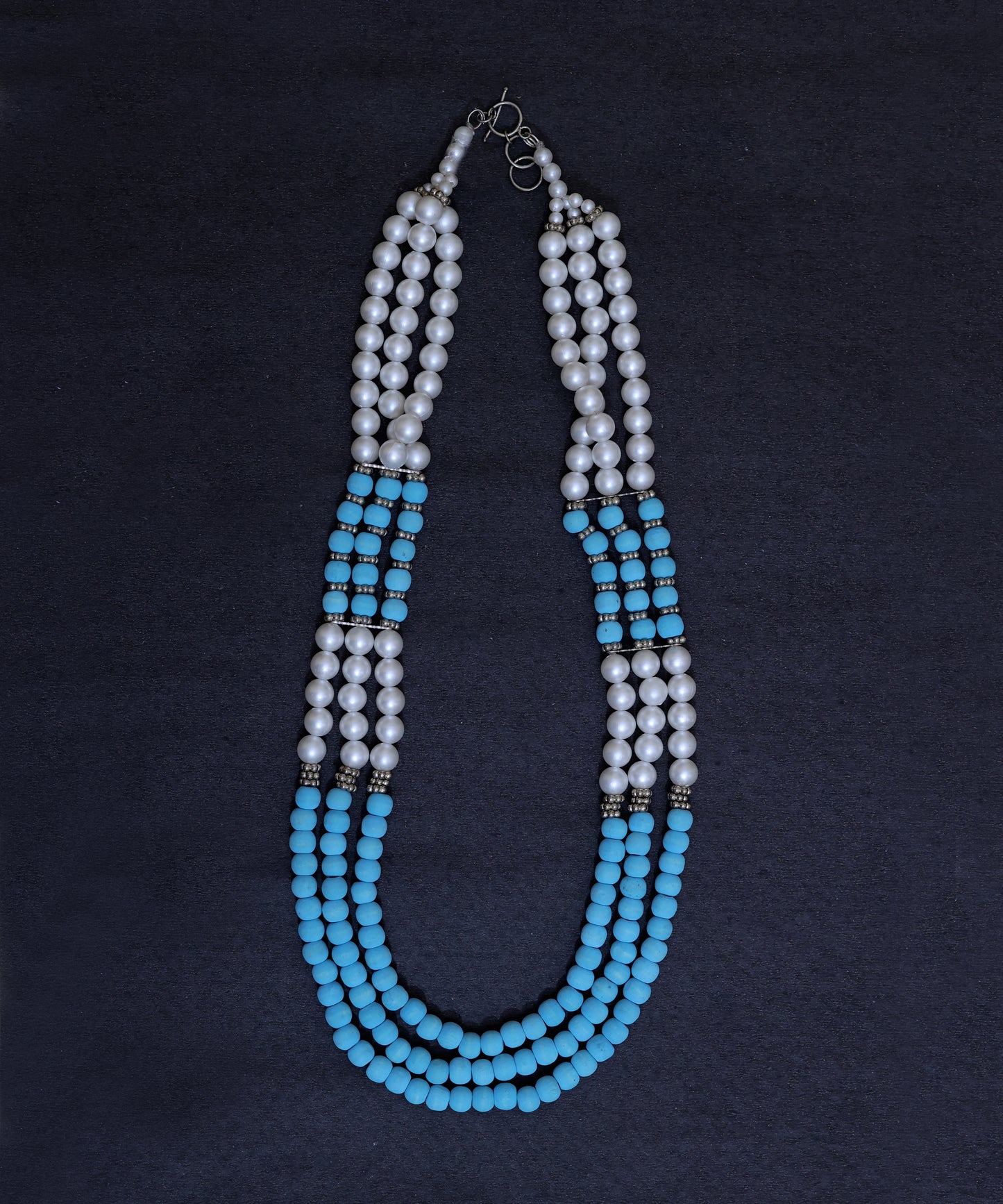 Wood Pearl Necklace