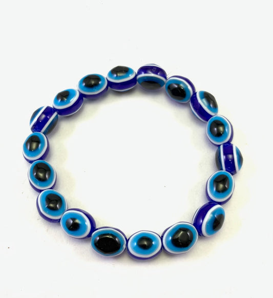Blue Eye Glass Bracelet