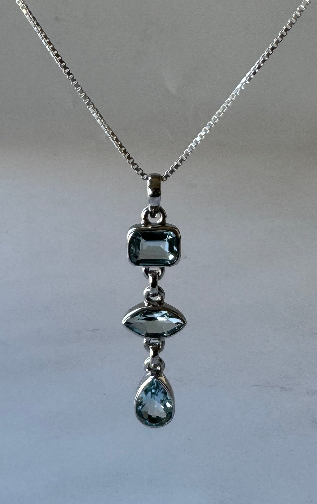 Blue Topaz Jewelry Set