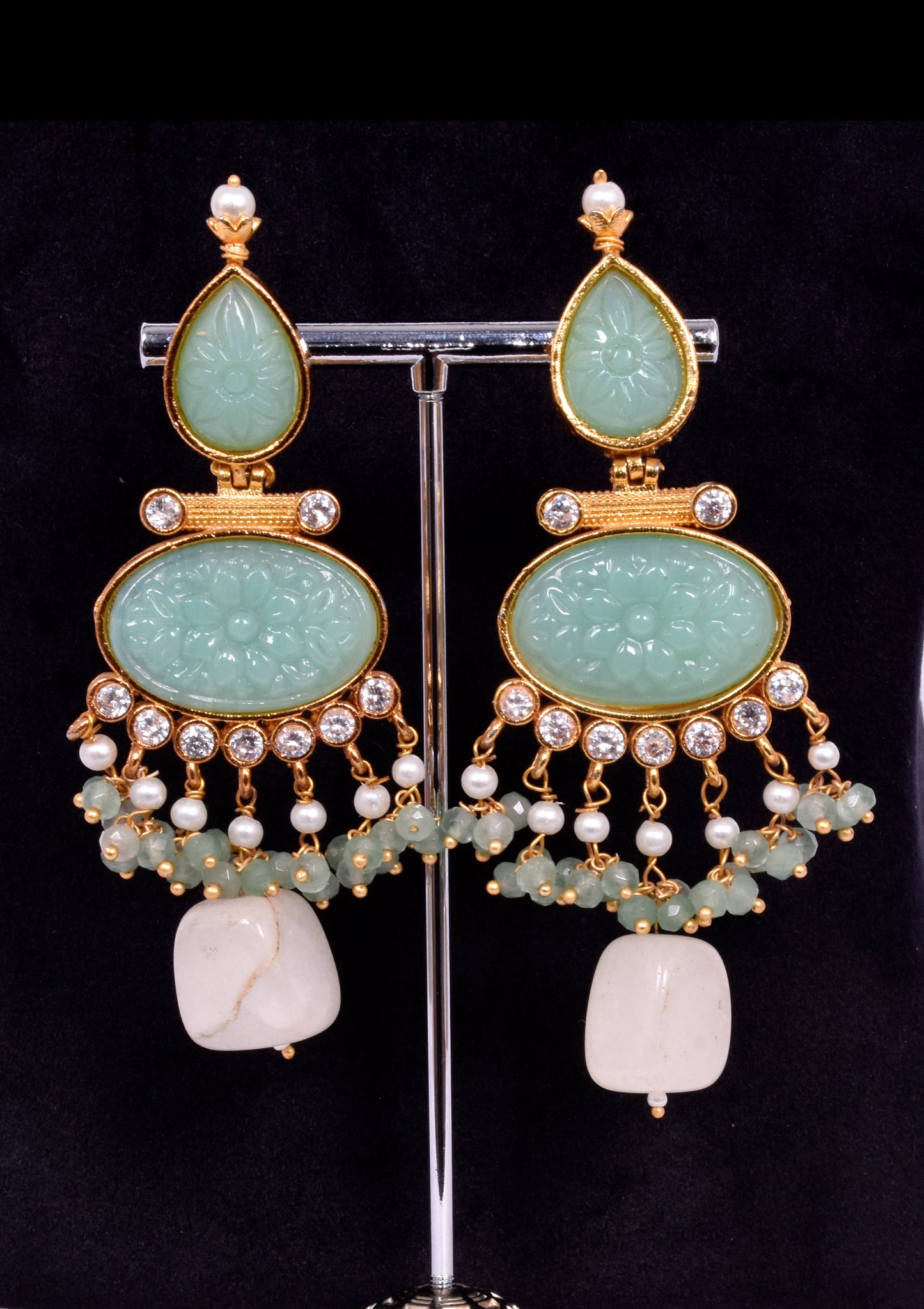 Natural Stone Earrings