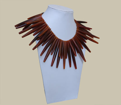 Honey Horn Pipe Necklace