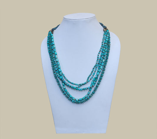 Turquoise Bone Necklace