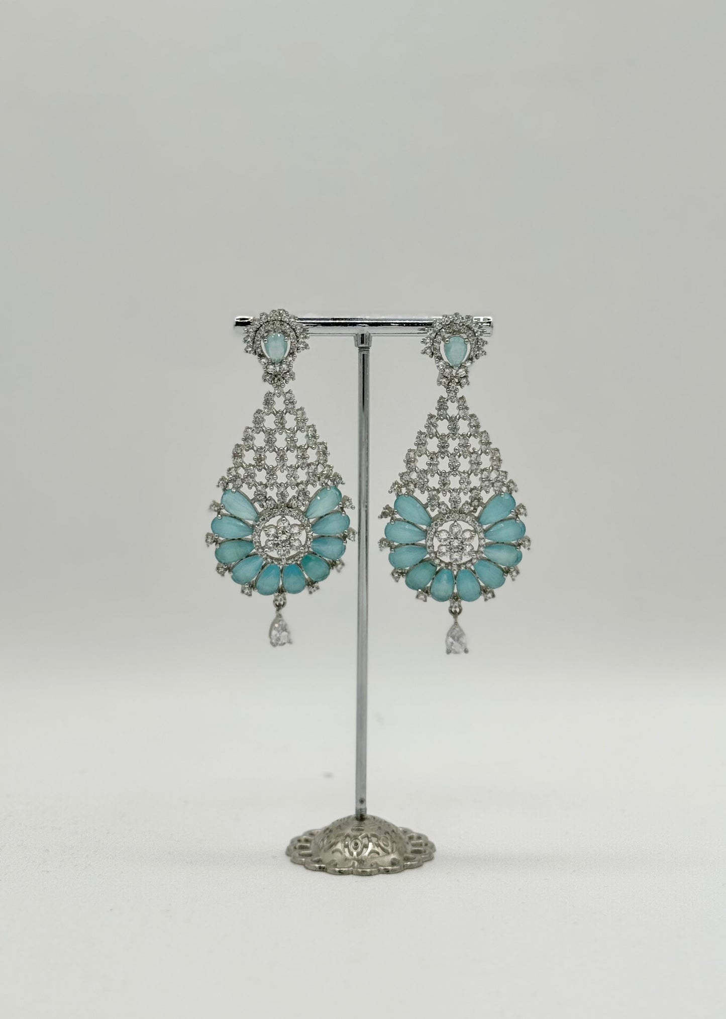 Turquoise AD Earrings